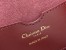 Dior Medium Bobby Bag In Bordeaux Calfskin