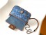 Fendi Baguette Mini Bag in Denim with FF Embroidery 