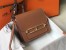 Hermes Sac Roulis Mini Bag In Gold Evercolor Calfskin