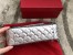 Valentino Rockstud Spike Medium Bag In Silver Metallic Lambskin