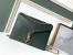 Saint Laurent Dark Green Cassandra Monogram Clasp Bag