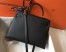 Hermes Kelly 32cm Sellier Bag In Black Epsom Leather