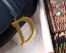 Dior Saddle Bag In Navy Blue Calfskin