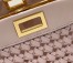 Fendi Peekaboo Mini Bag In Pink Interlace Leather