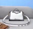 Fendi By The Way Medium Bag In White Printed Leather 