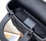 Dior Lady Dior My ABCDior Bag In Black Ultra Matte Calfskin