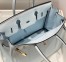 Hermes Birkin 30cm Bag In Blue Brume Clemence Leather GHW