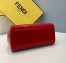 Fendi Peekaboo Mini Bag In Red Patent Calfskin