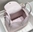 Hermes Lindy 26cm Bag in Mauve Pale Clemence Leather