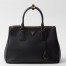 Prada Galleria Large Tote Bag in Black Calfskin