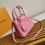 Prada Mini Galleria Bag In Pink Saffiano Leather