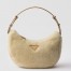 Prada Arque Small Shoulder Bag in Shearling 