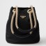Prada Mariner Small Bucket Bag in Black Re-Nylon