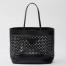 Prada Large Tote Bag in Black Perforated Leather 