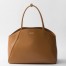 Prada Large Tote Bag in Caramel Smooth Calfskin