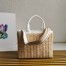 Prada Medium Blend Tote Bag in Wicker and Linen 