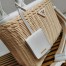 Prada Medium Blend Tote Bag in Wicker and Linen 