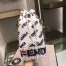 Fendi Logo-printed Fringed Mon Tresor Mini Bucket Bag 