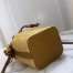 Fendi Mon Tresor Mini Bucket Bag In Beige Raffia