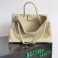 Bottega Veneta Medium Andiamo Bag in Beige Smooth Calfskin