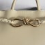 Bottega Veneta Medium Andiamo Bag in Beige Smooth Calfskin