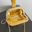 Bottega Veneta Small Lauren 1980 Bag in Gold Intrecciato Lambskin