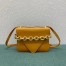 Bottega Veneta Mount Small Bag In Yellow Calfskin