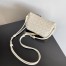 Bottega Veneta Concert Pouch in White Intrecciato Lambskin