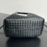 Bottega Veneta Pinacoteca Small Bag in Black Intrecciato Calfskin