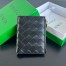Bottega Veneta Small Bi-Fold Wallet in Black Intrecciato Lambskin