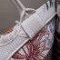 Dior Small Book Tote In White Camouflage With Flowers