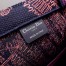 Dior Book Tote Bag In Fuchsia Animals Embroidered Canvas