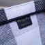 Dior Book Tote Bag In White/Black Check Embroidered Canvas