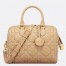 Dior Groove 25 Bag in Biscuit Macrocannage Calfskin