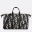 Dior Weekender 40 Bag in Beige Maxi Dior Oblique Jacquard