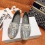 Dior Granville Espadrille In Grey Oblique Embroidered Cotton 