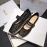 Dior Caro Espadrille Ballerina Flat In Black Mesh Embroidery