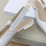 Dior J'Adior Slingback Ballerina Flats In White Cotton Embroidery