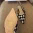 Dior J'Adior Slingback Ballerina Flats In Black Houndstooth Embroidery