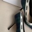 Dior J'Adior 100MM Pumps In Black and Green Tartan Fabric