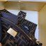 Fendi Baguette Large Bag In FF Fabric With Black Trim