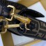 Fendi Baguette Large Bag In FF Fabric With Black Trim