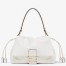 Fendi Mamma Baguette Medium Bag in White Nappa Leather