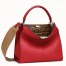 Fendi Red Peekaboo X Lite Regular Bag