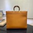 Fendi Sunshine Shopper Bag In Brown Calfskin
