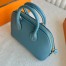 Hermes Bolide 1923 Mini Handmade Bag Blue Jean Evercolor Calfskin