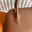 Hermes Bolide 1923 25 Handmade Bag in Gold Evercolor Calfskin
