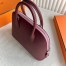 Hermes Bolide 1923 25 Handmade Bag in Rouge H Evercolor Calfskin