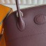 Hermes Bolide 1923 25 Handmade Bag in Bordeaux Epsom Calfskin