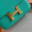 Hermes Constance 18 Handmade Bag in Menthe Lizard Leather
